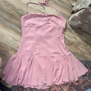 White Fox Boutique Pink Midi Dress